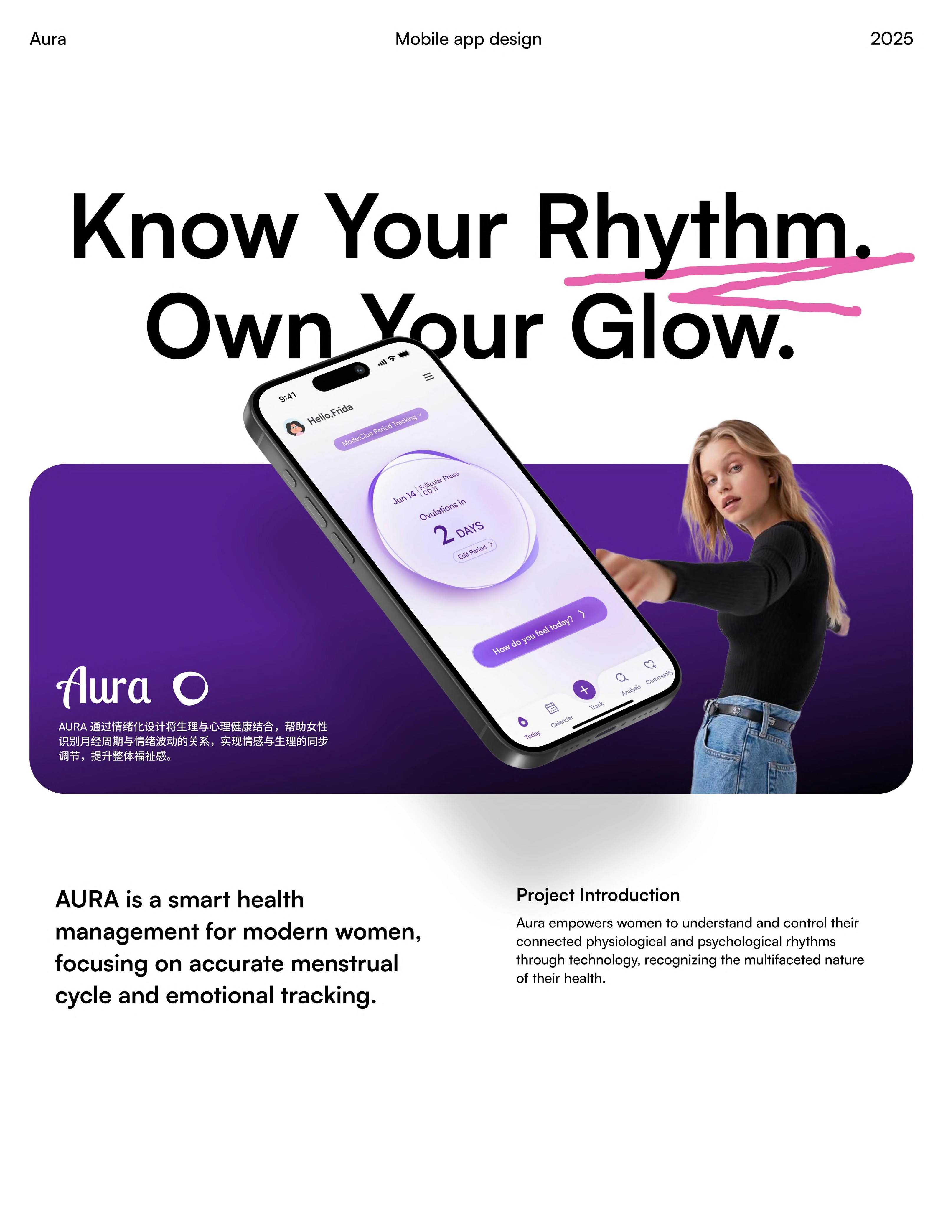 Aura project cover full page