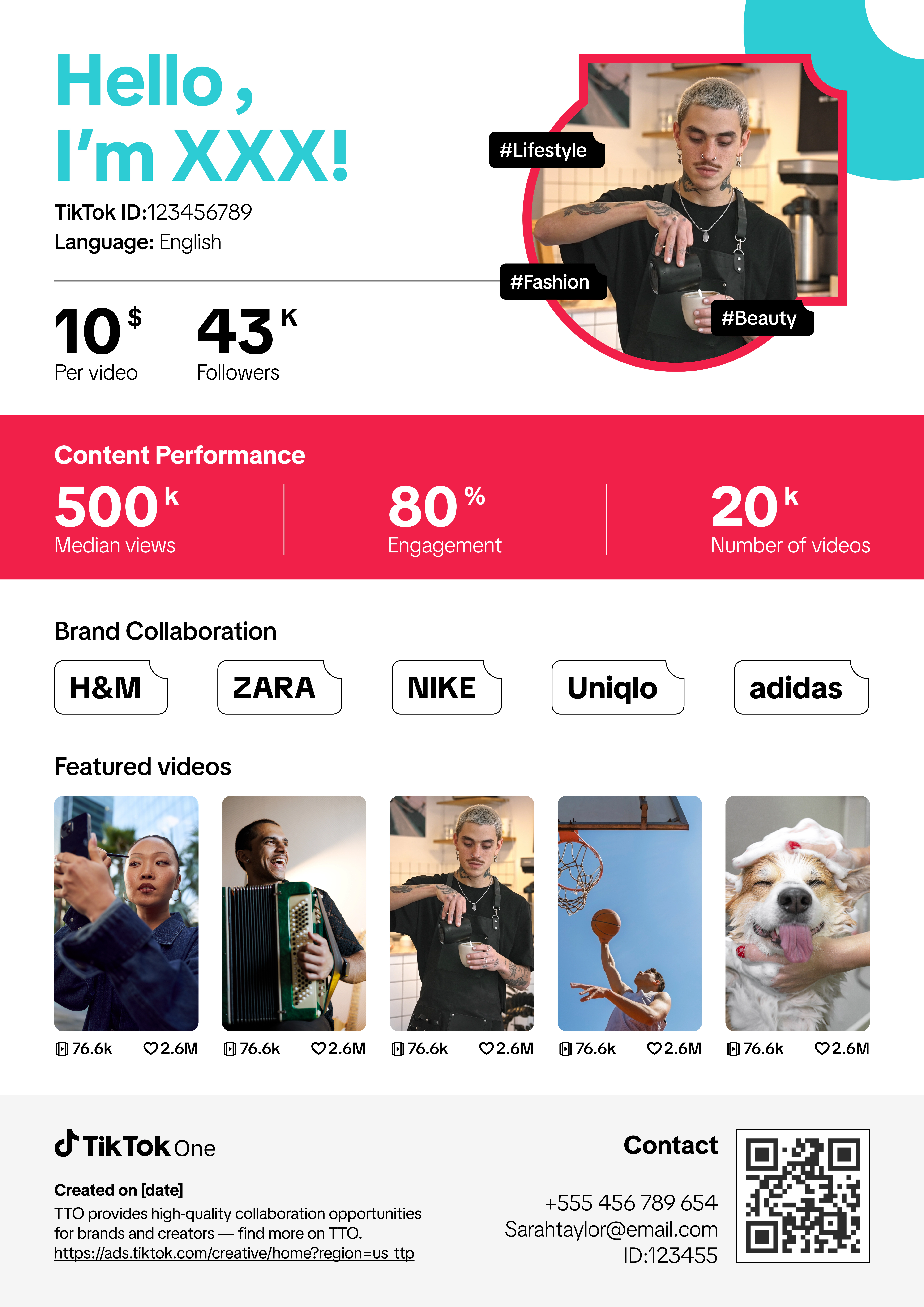 Scenario states with no video title and no branded content