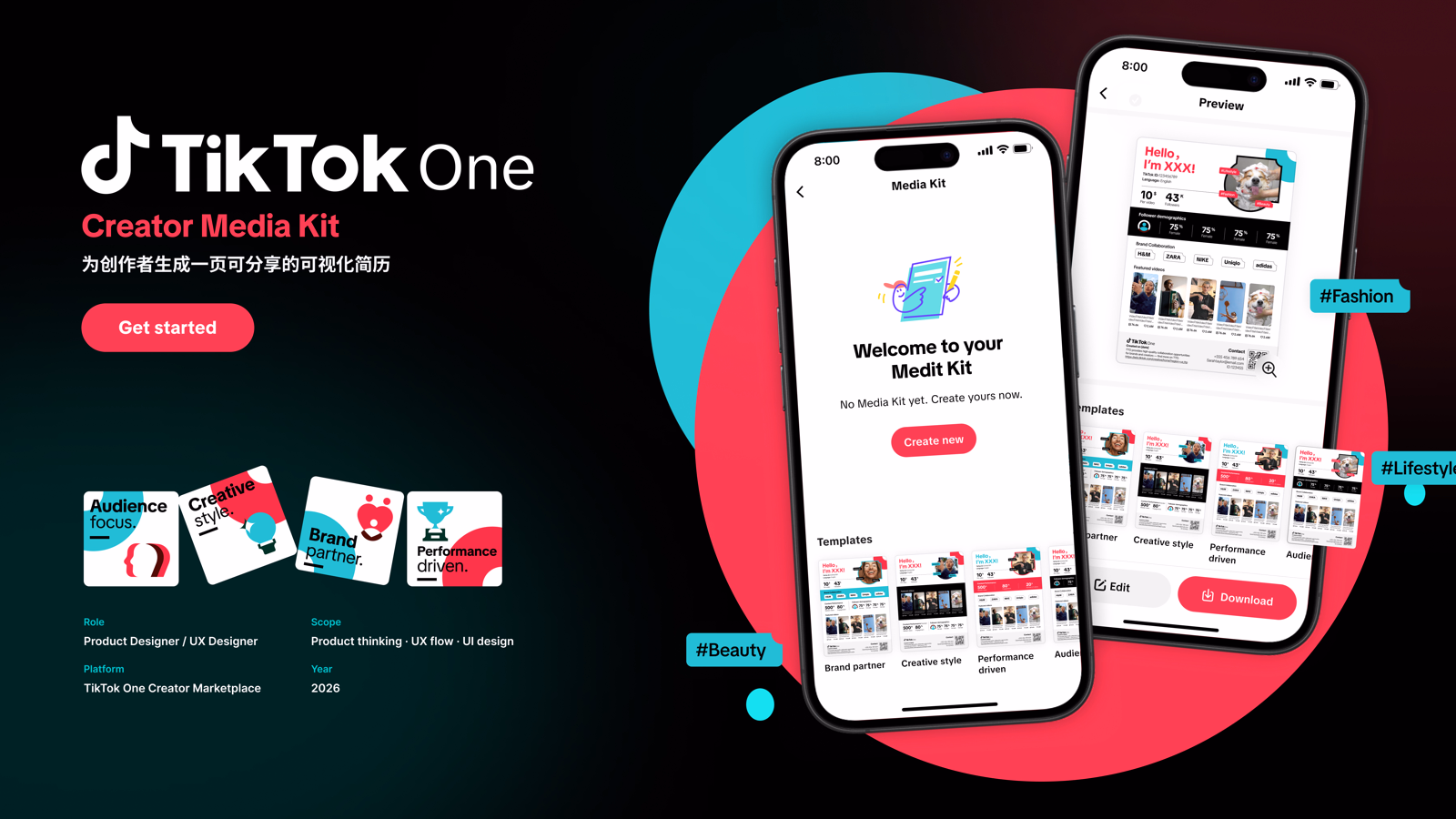 TikTok One Creator Media Kit